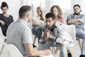 Patients receiving counseling at one of the great opiate detox centers in Texas